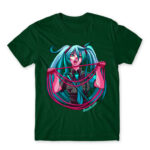 Miku Loves War Bottle Green Men's T-shirt for Anime, Vocaloid