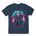 Miku Loves War Denim Men's Tee for Anime, Vocaloid