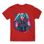 Miku Loves War Red Men's T-shirt for Anime, Vocaloid
