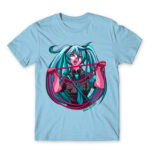 Miku Loves War Sky Blue Men's Tee for Anime, Vocaloid