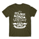 Military dad Army Men's Tee for Soldier, Work