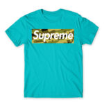 Military Supreme Atoll Blue Men's Tee for Soldier, Work