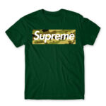Military Supreme Bottle Green Men's Tee for Soldier, Work