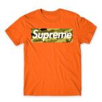 Military Supreme Orange Men's Tee for Soldier, Work