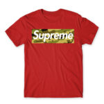 Military Supreme Red Men's T-shirt for Soldier, Work