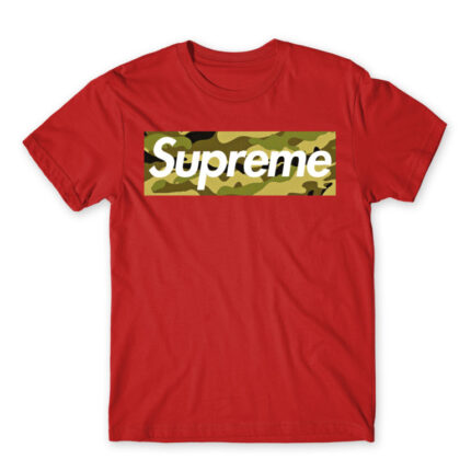 Military Supreme Red Men's T-shirt for Soldier, Work