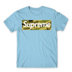 Military Supreme Sky Blue Men's T-shirt for Soldier, Work