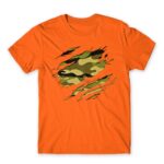 Military Uniform Orange Men's Tee for Soldier, Work