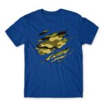 Military Uniform Royal Blue Men's Tee for Soldier, Work