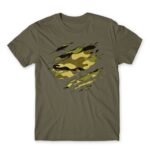 Military Uniform Zinc Men's T-shirt for Soldier, Work