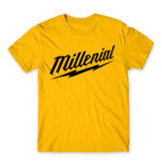 Millenial Gold Men's T-shirt for Brand Parody, Funny