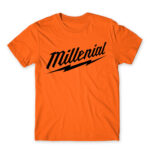 Millenial Orange Men's Tee for Brand Parody, Funny