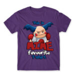 Mime favourite T-shirt Dark Purple Men's Tee for Anime, Pokemon