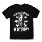 Mimir – Wanna hear a story? Black Men's T-shirt