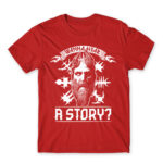 Mimir – Wanna hear a story? Red Men's T-shirt