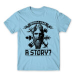 Mimir – Wanna hear a story? Sky Blue Men's T-shirt