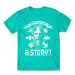 Mimir – Wanna hear a story? Turquoise Men's Tee