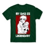 Minato – Legendary Dad Bottle Green Men's Tee for Anime, Naruto