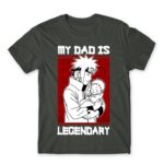 Minato – Legendary Dad Dark Grey Men's Tee for Anime, Naruto