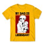 Minato – Legendary Dad Gold Men's T-shirt for Anime, Naruto