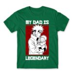 Minato – Legendary Dad Kelly Green Men's Tee for Anime, Naruto