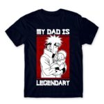 Minato – Legendary Dad Navy Men's Tee for Anime, Naruto