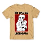 Minato – Legendary Dad Sand Men's T-shirt for Anime, Naruto