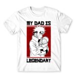 Minato – Legendary Dad White Men's T-shirt for Anime, Naruto