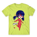 Miraculous Ladybug Apple Green Men's T-shirt for Anime, Miraculous Ladybug