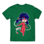 Miraculous Ladybug Kelly Green Men's T-shirt for Anime, Miraculous Ladybug