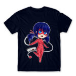 Miraculous Ladybug Navy Men's Tee for Anime, Miraculous Ladybug