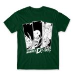 Monkey D. Luffy Bottle Green Men's Tee for Anime, One Piece