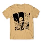 Monkey D. Luffy Sand Men's T-shirt for Anime, One Piece