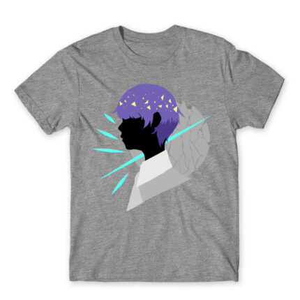Moonlight Grey Melange Men's Tee for Anime, Land Of The Lustrous