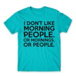 Morning people Atoll Blue Men's Tee for Funny, Sarcastic Humour