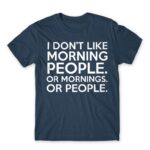 Morning people Denim Men's T-shirt for Funny, Sarcastic Humour