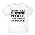 Morning people White Men's Tee for Funny, Sarcastic Humour