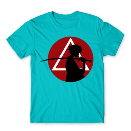 Mugen Atoll Blue Men's Tee for Anime, Samurai Champloo