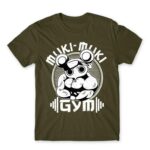 Muki-muki gym Army Men's T-shirt for Anime, Kimetsu No Yaiba