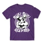 Muki-muki gym Dark Purple Men's T-shirt for Anime, Kimetsu No Yaiba