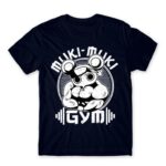 Muki-muki gym Navy Men's Tee for Anime, Kimetsu No Yaiba