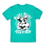 Muki-muki gym Turquoise Men's T-shirt for Anime, Kimetsu No Yaiba
