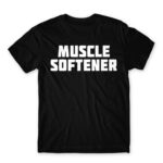 Muscle softener Black Men's Tee for Massage Therapist, Work
