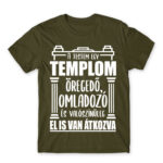 My body is a church Army Men's T-shirt for Badass, Funny