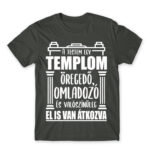 My body is a church Dark Grey Men's T-shirt for Badass, Funny