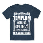 My body is a church Denim Men's T-shirt for Badass, Funny