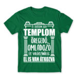 My body is a church Kelly Green Men's Tee for Badass, Funny