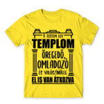 My body is a church Lemon Men's T-shirt for Badass, Funny