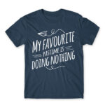 My favorite pastime Denim Men's Tee for Funny, Laziness