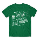 My favorite pastime Kelly Green Men's T-shirt for Funny, Laziness